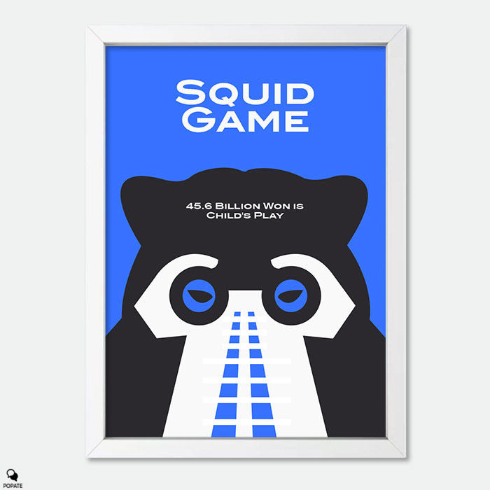 Thumbnail: Squid Game Minimalist Mini Framed Print - VIPS
