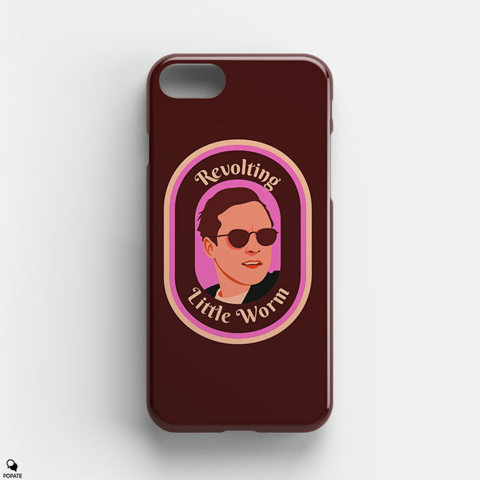 Thumbnail: Succession Fan Art Roman Roy Alternative iPhone Case - Revolting Little Worm