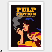 Pulp Fiction Pop Art Alternative Poster