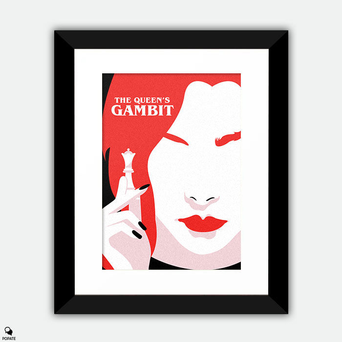 The Queen's Gambit Minimalist Large Framed Print - Beth