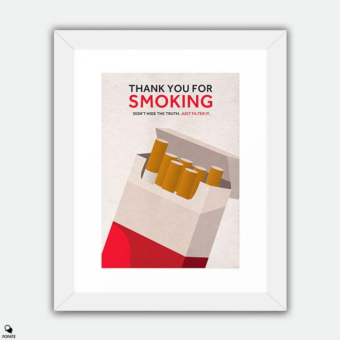 Thumbnail: Thank You For Smoking Alternative Large Framed Print