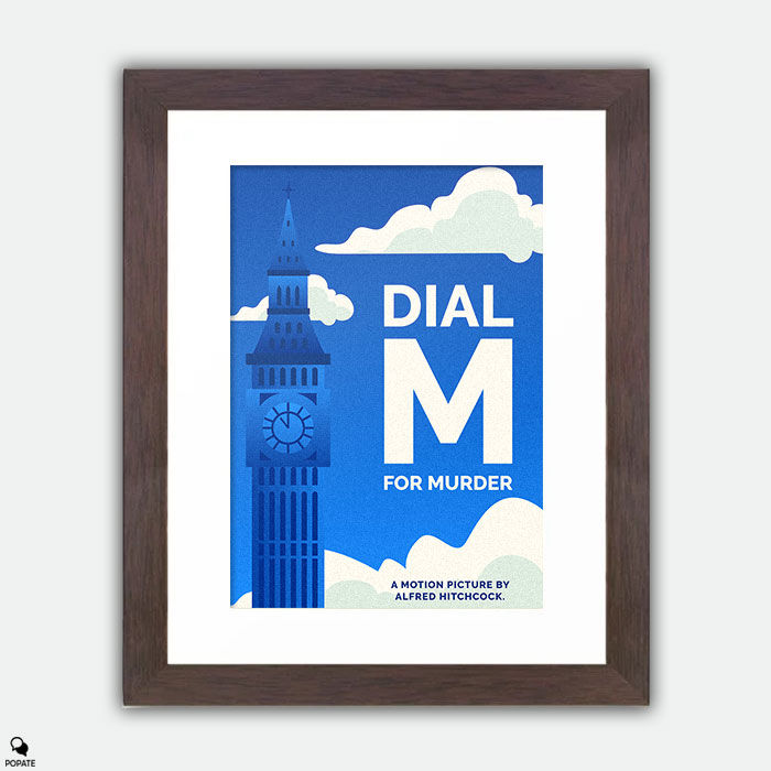 Thumbnail: Dial M for Murder Minimalist Large Framed Print