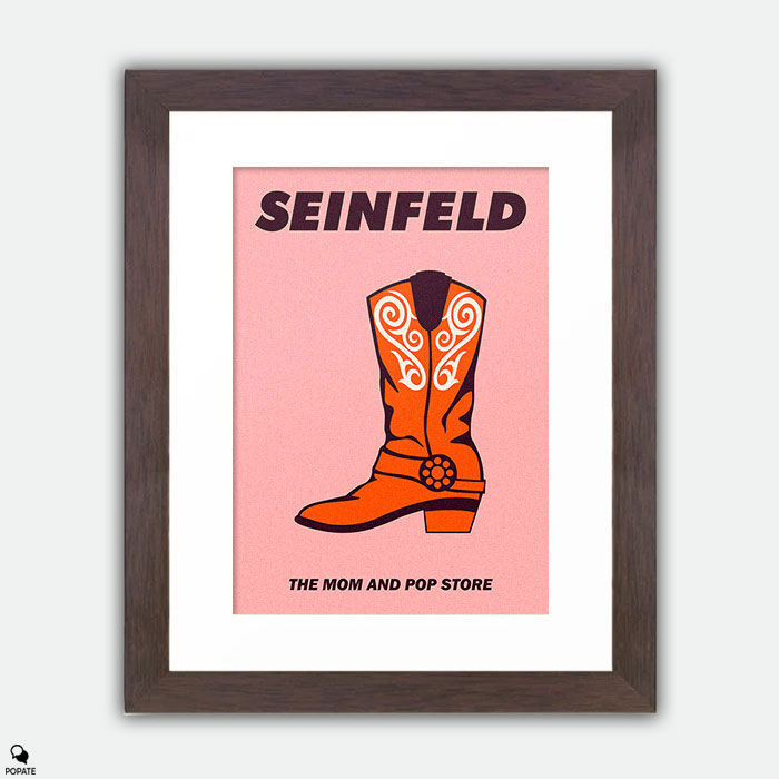 Thumbnail: Seinfeld Minimalist Framed Print - Mom and Pop Store