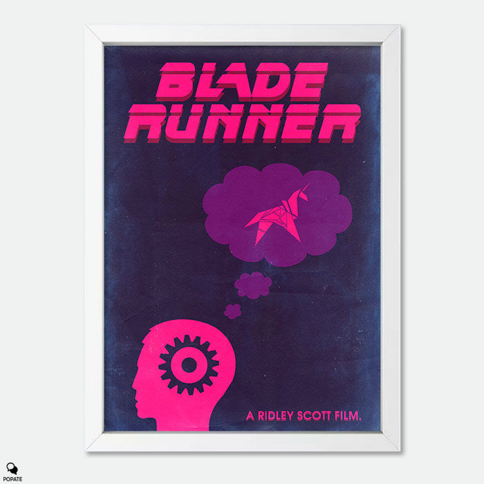 Thumbnail: Blade Runner Minimalist Mini Framed Print - Android's Dream