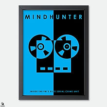 Mindhunter Minimalist Mini Framed Print - Recorder