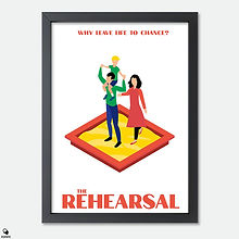 The Rehearsal Alternative Mini Framed Print - Family Sandbox