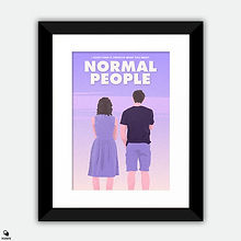 Normal People Alternative Large Framed Print - Italy