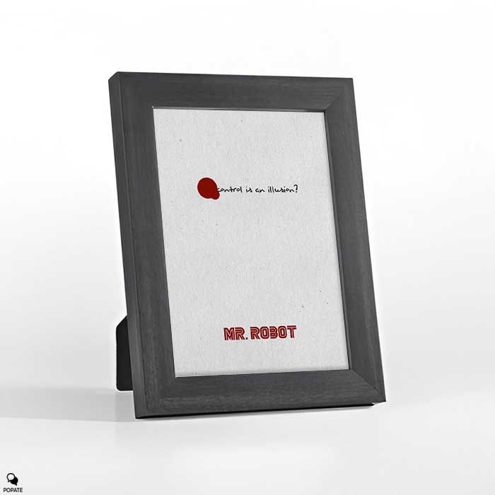 Thumbnail: Mr. Robot Minimalist Mini Framed Print