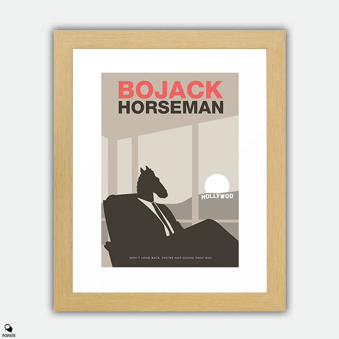 Thumbnail: BoJack Horseman Alternative Minimalist Framed Print