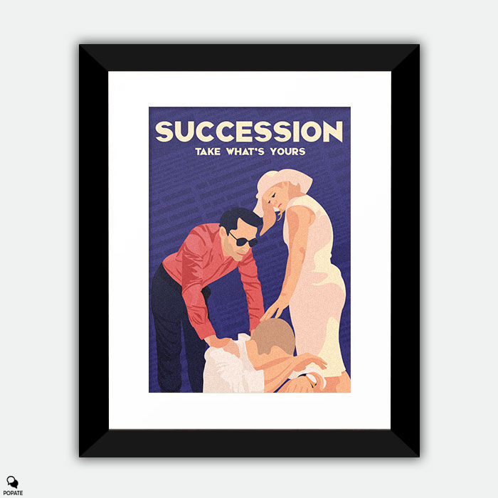 Succession Alternative Large Framed Print - All The Bells Say