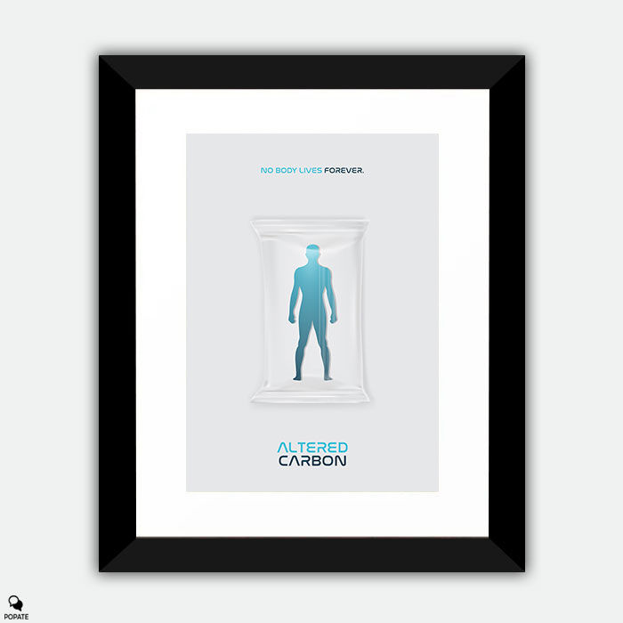 Altered Carbon Alternative Minimalist Framed Print