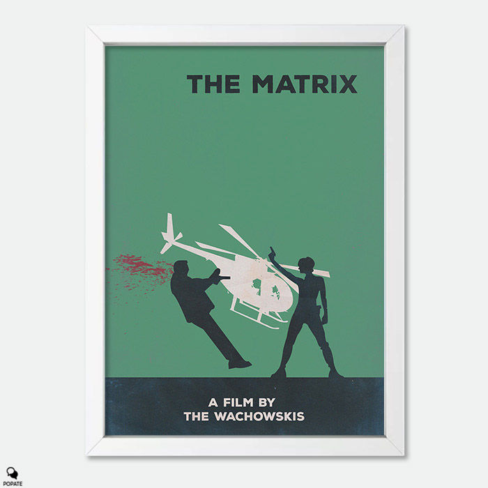 Thumbnail: The Matrix Minimalist Mini Framed Print - Dodge This