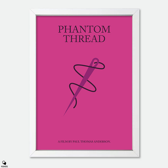 Thumbnail: Phantom Thread Minimalist Mini Framed Print