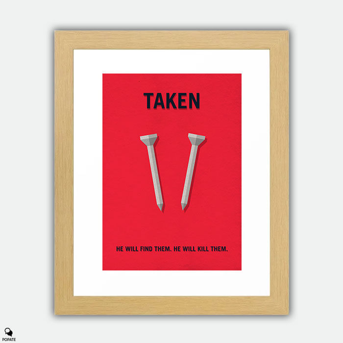 Thumbnail: Taken Minimalist Large Framed Print