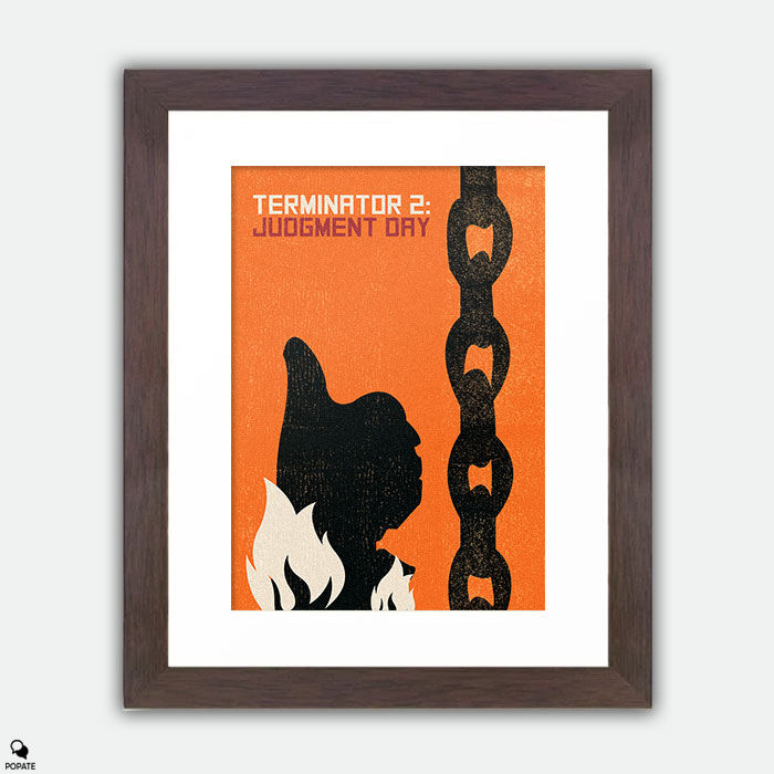 Thumbnail: Terminator 2: Judgment Day Vintage Large Framed Print