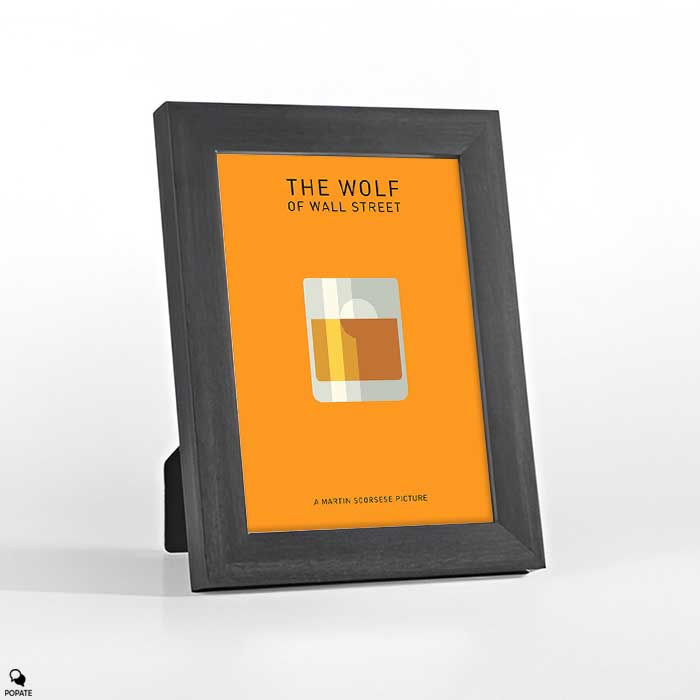 Thumbnail: The Wolf Of Wall Street Minimalist Mini Framed Print - Pong