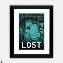 Lost Minimalist Framed Print - Seat