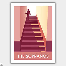 The Sopranos Minimalist Poster - Madonna