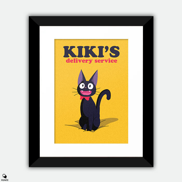 Kiki's Delivery Service Minimalist Large Framed Print