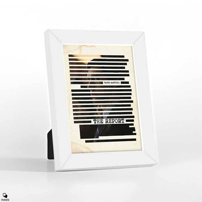 Thumbnail: The Report Minimalist Mini Framed Print - Daniel Jones