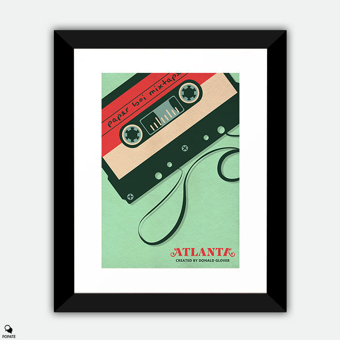 Atlanta Alternative Large Framed Print - Mixtape