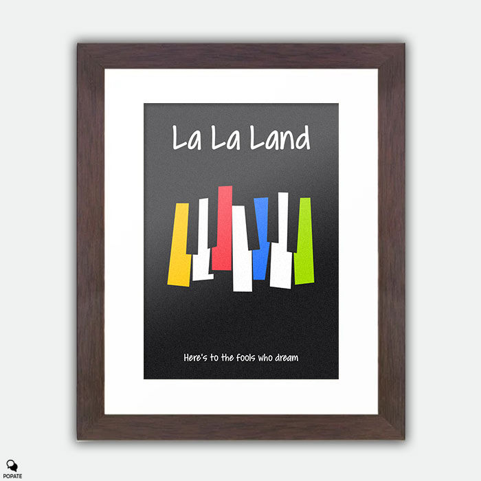 Thumbnail: La La Land Alternative Large Framed Print - Invitation