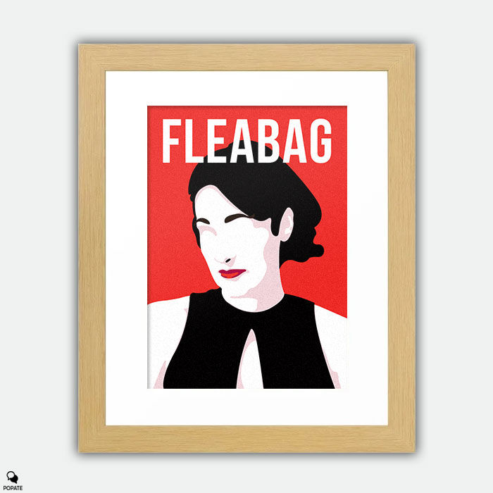 Thumbnail: Fleabag Minimalist Framed Print - Family Gangbang