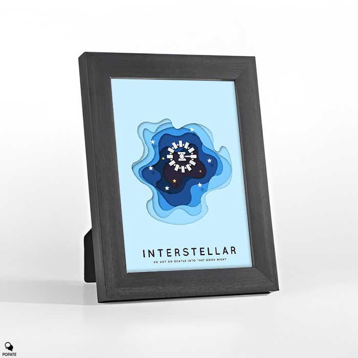 Thumbnail: Interstellar Minimalist Mini Framed Print