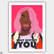 I May Destroy You Minimalist Poster - Eyes Eyes Eyes Eyes