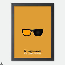 Kingsman: The Golden Circle Minimalist Mini Framed Print