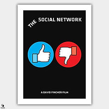 The Social Network Alternative Minimalist Poster