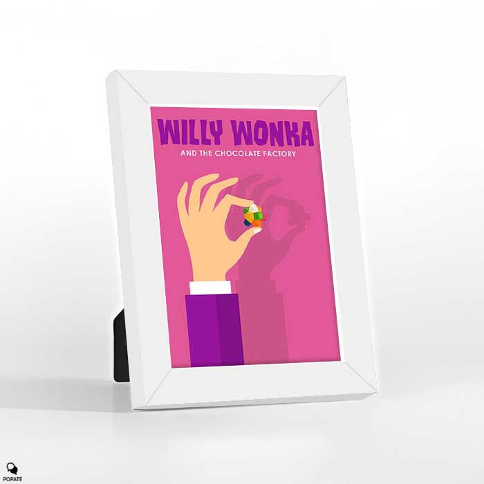 Thumbnail: Willy Wonka and The Chocolate Factory Minimalist Mini Framed Print