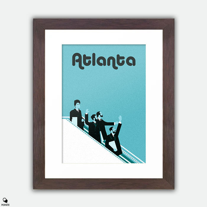 Thumbnail: Atlanta Minimalist Large Framed Print - Beatles mashup