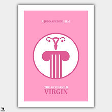 The 40 Year-Old Virgin Minimalist Poster