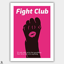 Fight Club Alternative Poster - Chemical Burn