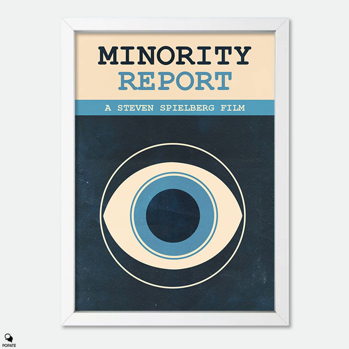 Thumbnail: Minority Report Minimalist Mini Framed Print - Eye