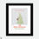 Thumbnail: Christmas Vacation Minimalist Framed Print - Squirrel