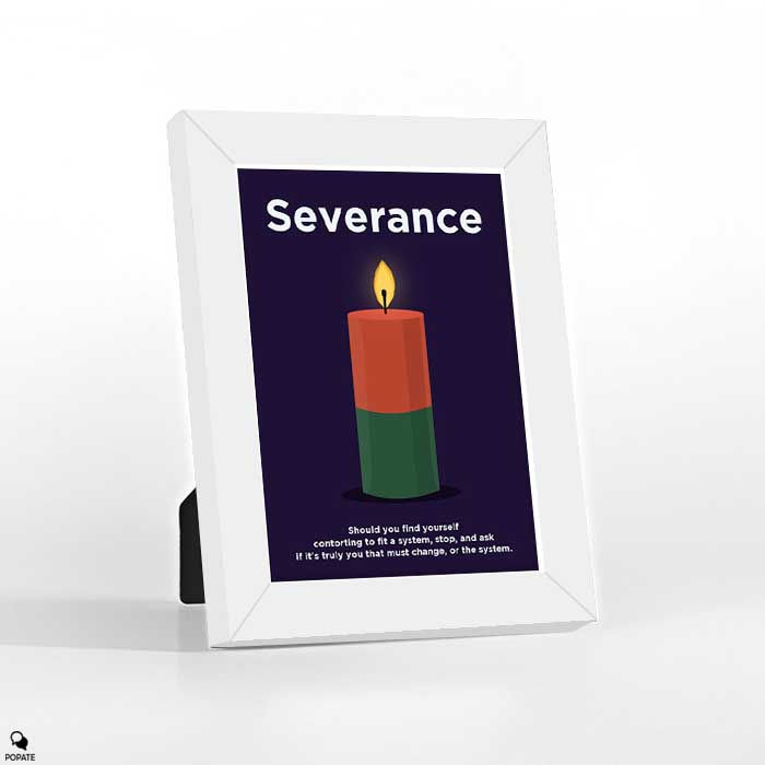 Thumbnail: Severance Minimalist Mini Framed Print - Wellness