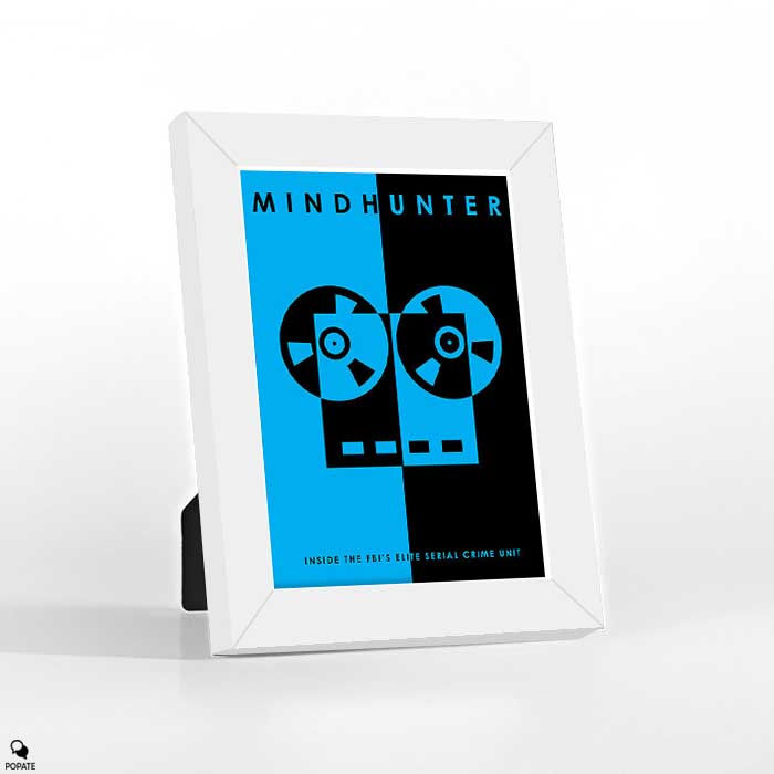 Thumbnail: Mindhunter Minimalist Mini Framed Print - Recorder