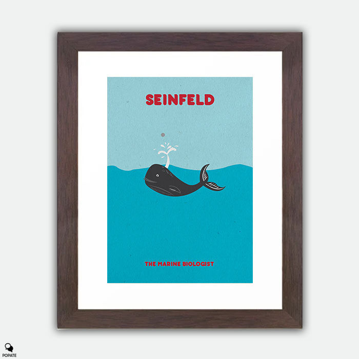 Thumbnail: Seinfeld Alternative Framed Print - The Marine Biologist