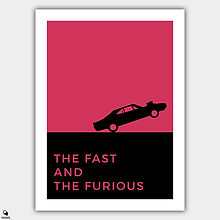 The Fast And The Furious Minimalist Poster