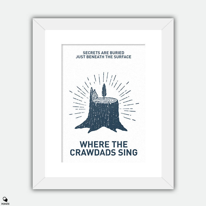 Thumbnail: Where The Crawdads Sing Minimalist Large Framed Print - Tundra Swan