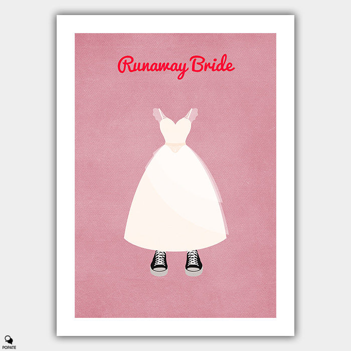 Runaway Bride Minimalist Poster