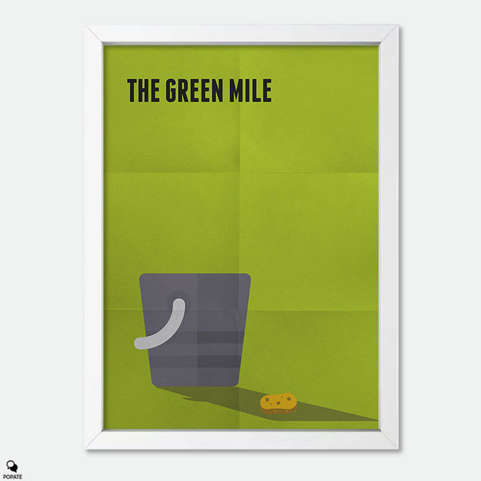 Thumbnail: The Green Mile Minimalist Mini Framed Print - Bucket