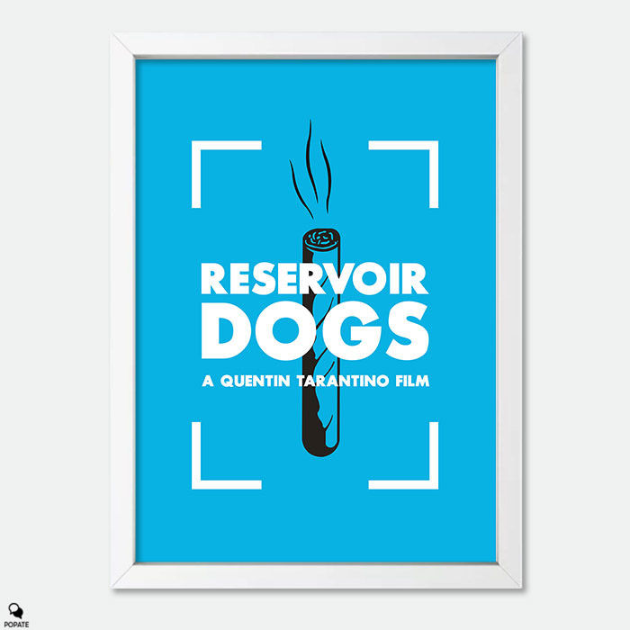 Thumbnail: Reservoir Dogs Vintage Mini Framed Print - Mr Blue