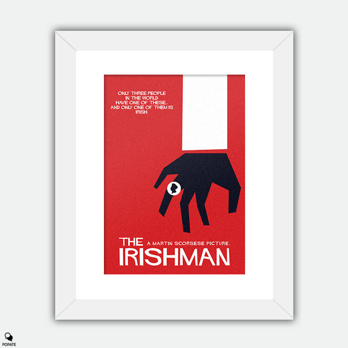 Thumbnail: The Irishman Saul Bass style Vintage Large Framed Print - Three Rings
