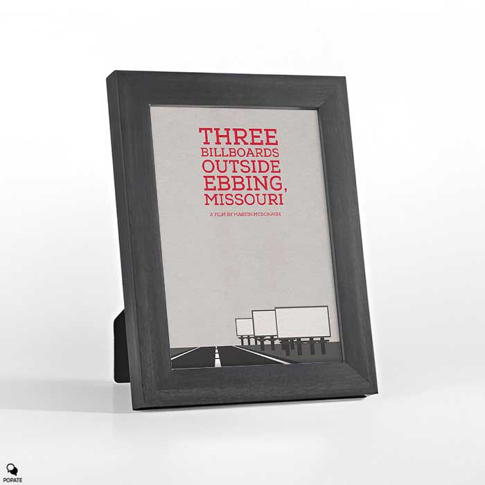 Thumbnail: Three Billboards Outside Ebbing, Missouri Minimalist Mini Framed Print