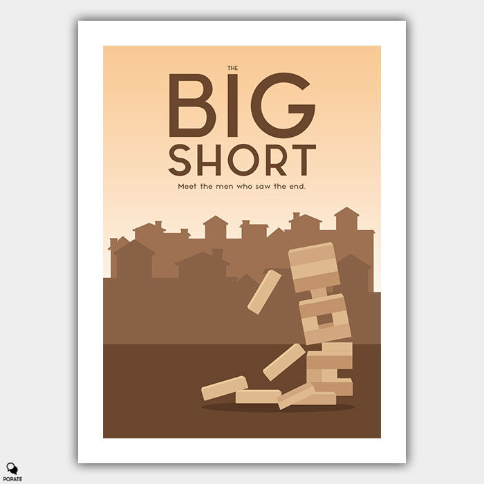 The Big Short Minimalist Poster