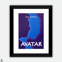 Avatar Minimalist Framed Print - Jake