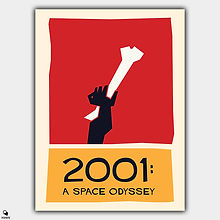 2001: A Space Odyssey Vintage Saul Bass Poster